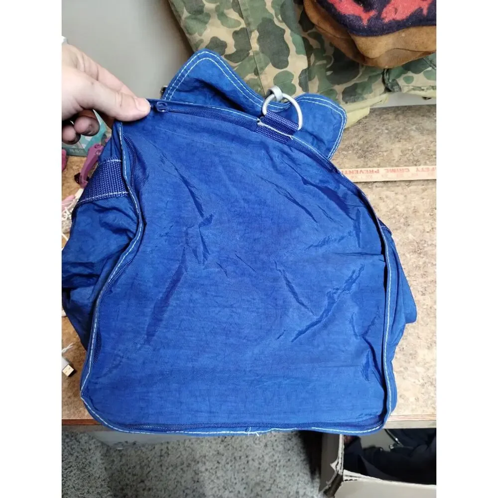 Vintage 1990s Pepsi Co Handled Large‎ Duffle Bag Blue Y2k Advertisement Gym